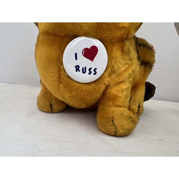 Vtg 1981 Dakin Garfield Fat Cat Plush Stuffed Animal 80s Toy Collectable 9” Tags - Picture 3 of 8